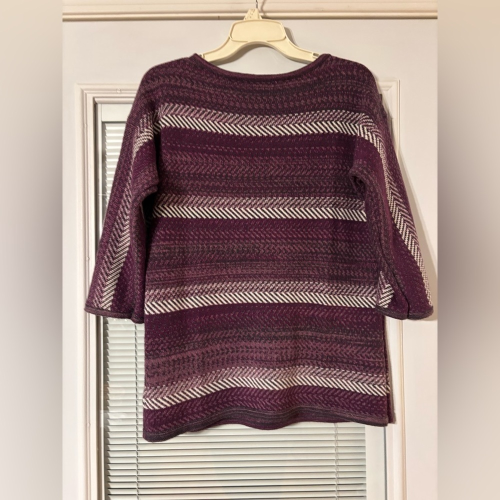 Chaps Purple’s Burgundy Sweater - Picture 2 of 10